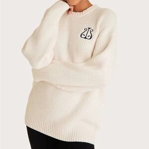 Alala Crest Cream Sweater